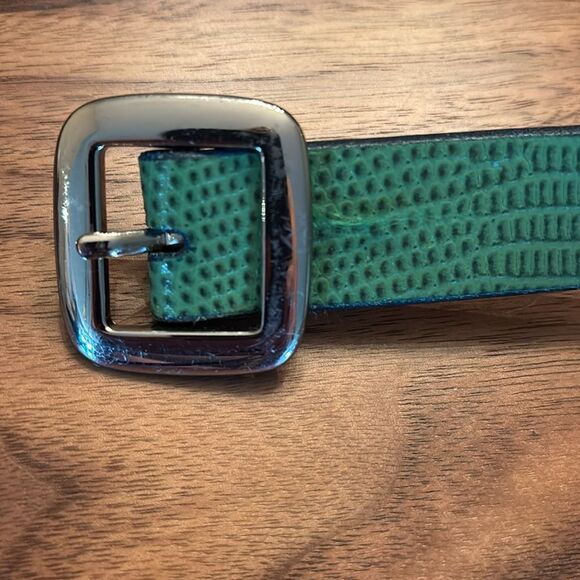 Banana Republic Textured Green Belt - M - Picture 2 of 6